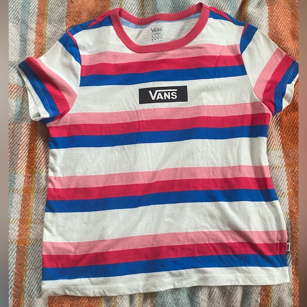 Vans womens top, size large, warn 1 time